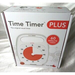 TIME TIMER PLUS VISUAL 60 MINUTE COUNTDOWN TIMER